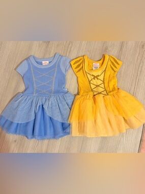 Disney Princess Blue & Yellow Dresses